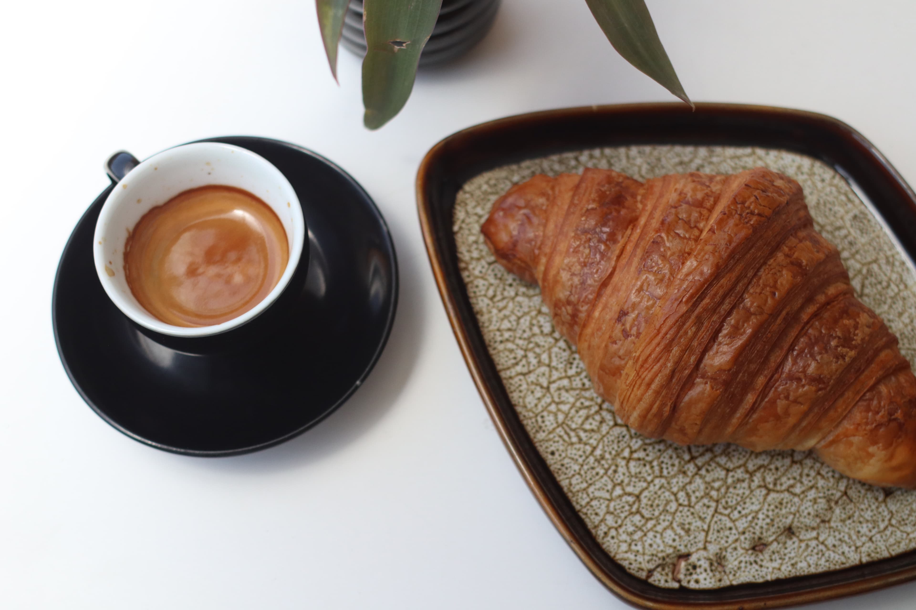 Espresso And Croissant