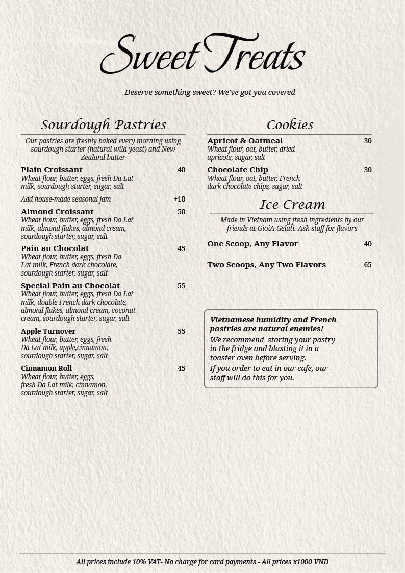 Menu Page 4